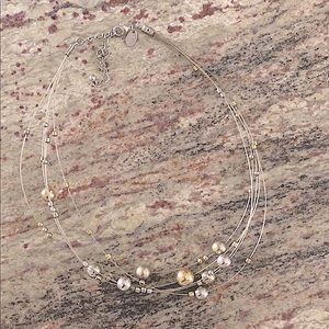 Lia Sophia layered bead necklace